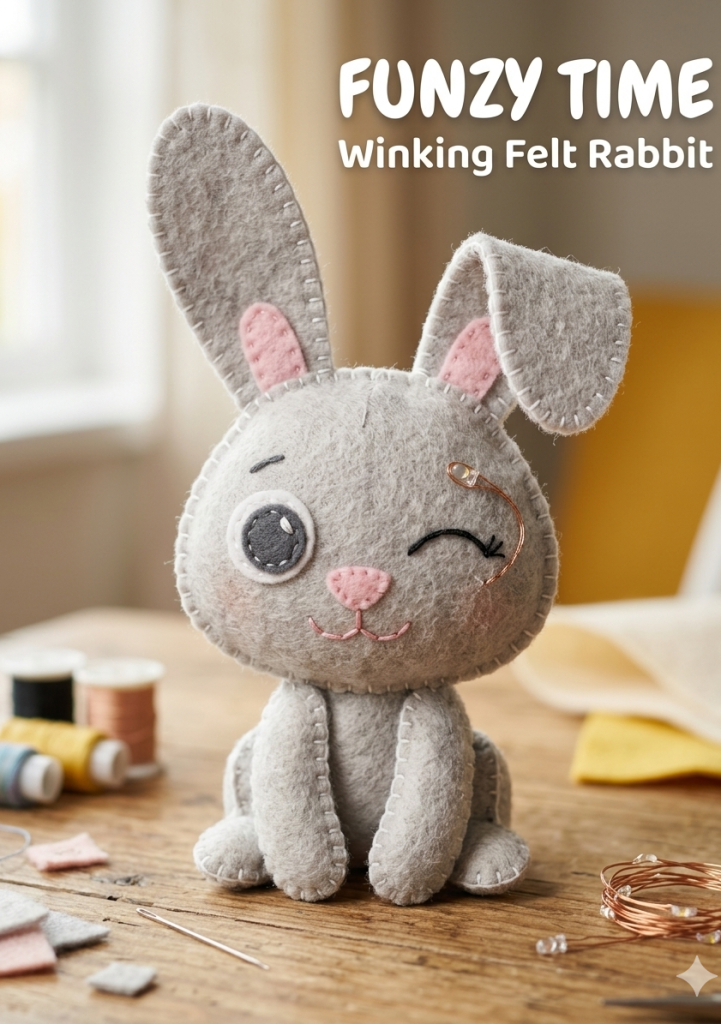 winking rabbit image